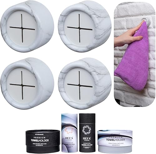 Vista 32 de HEFA Toallero, ganchos para toallas, soporte para toallas de platos, organización de cocina, accesorios de baño, gancho para toallas de cocina