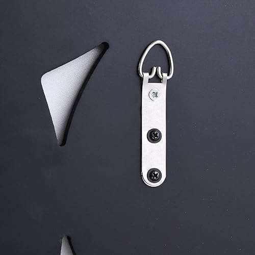 Miniatura 6 de GOAND Espejo decorativo de cristal de 23.6 x 35.4 pulgadas, hermoso espejo plateado de diamante aplastado para decoración de pared dormitorio, baño,