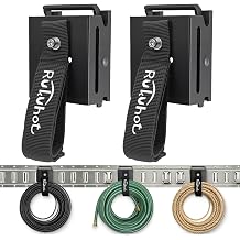 RUKUHOT E Track CABE Holder,Holds Extension Cords, Hoses, Straps, Tools and Other Cargo,2 Pack