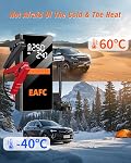 4000A Car Jump Starter Power Pack with 150PSI Air Compressor, Portable Car Booster Pack 12V Battery Booster (7.0L Gas/5.0L Diesel) with Smart Jumper Cable, USB-C Fast Charging&LED (with EVA Bag)