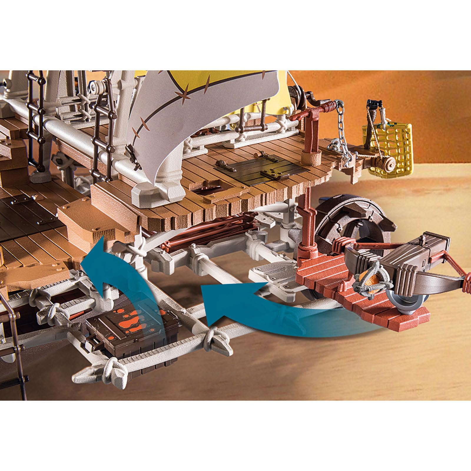 PLAYMOBIL Novelmore 71023 Sal'ahari Sands - Veliero del Deserto, Giocattoli per bambini dai 5 anni