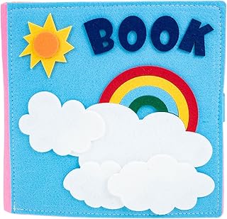 Toyvian Livro De Feltro Infantil Brinquedo De Banho Animais Brinquedos Brinquedos De Banho Para Crianças Livros De Chá De Bebê Livros De Banho De Bebê Livro Ocupado Brinquedo De Cognição