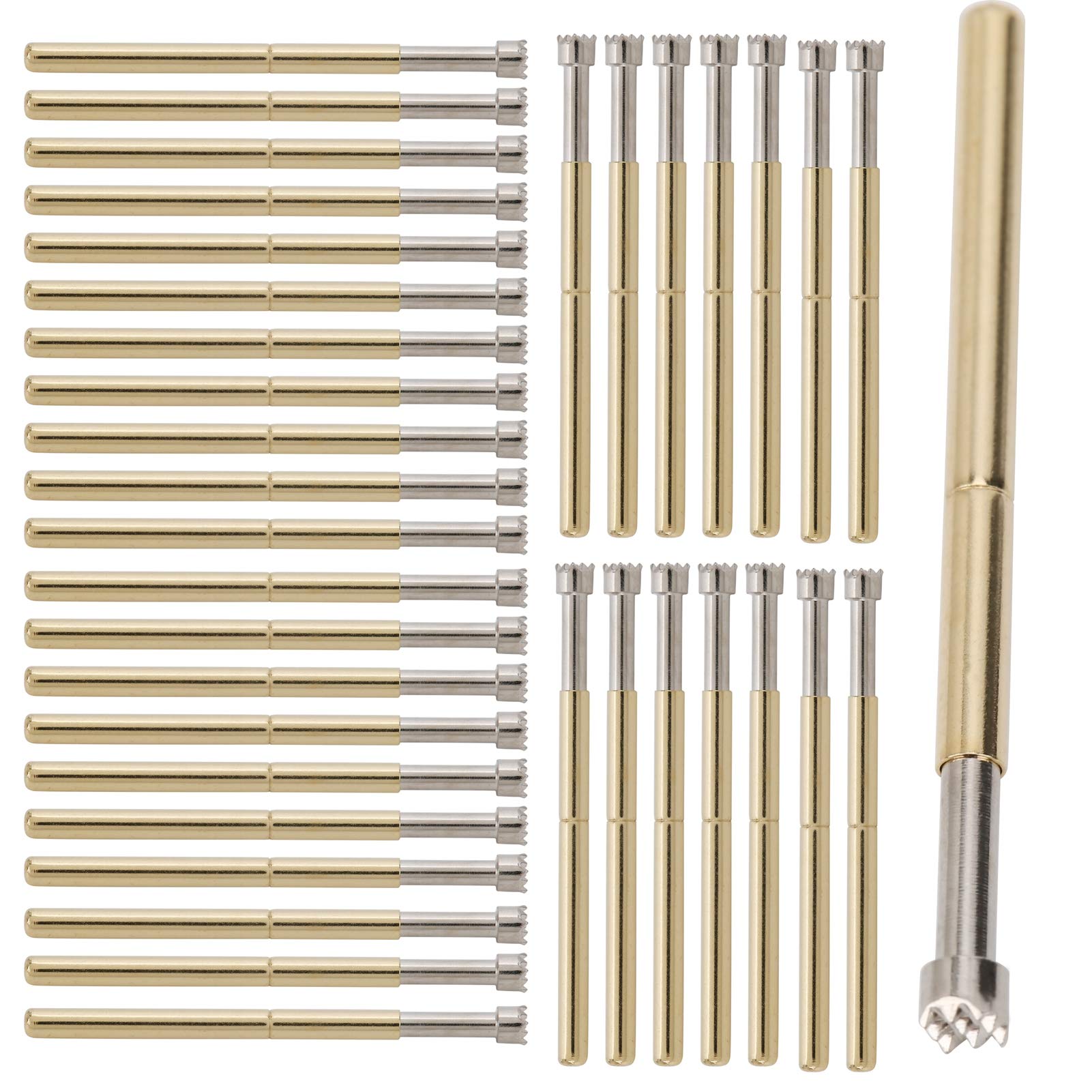 Snapklik.com : Spring Test Probes, 100Pcs P125-H High Accuracy Round ...