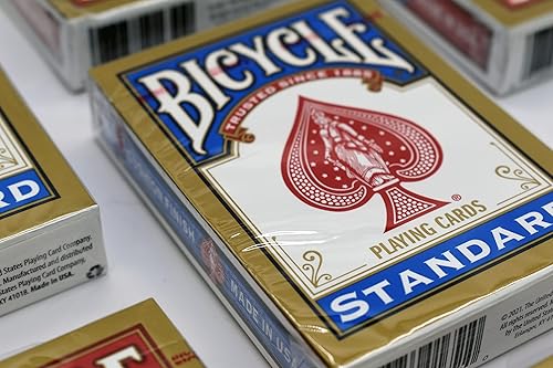 Miniatura 3 de Bicycle Naipes 12 barajas de cartas (6 Rojo/6 Azul) estándar Índice Rider Back por bicicleta