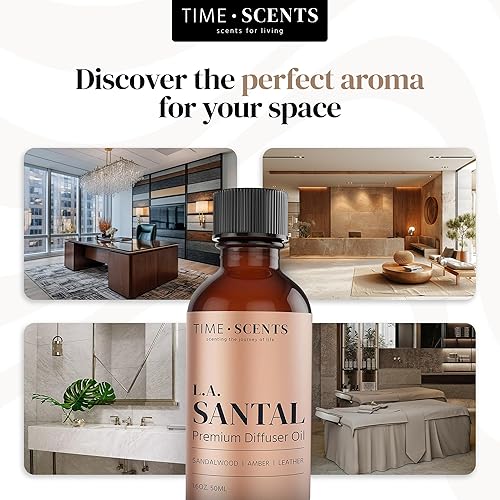 Miniatura 4 de Aceite difusor de mezcla de aceites esenciales, aceite esencial Santal, aceite de fragancia para el hogar inspirado en hoteles para difusor, aceites