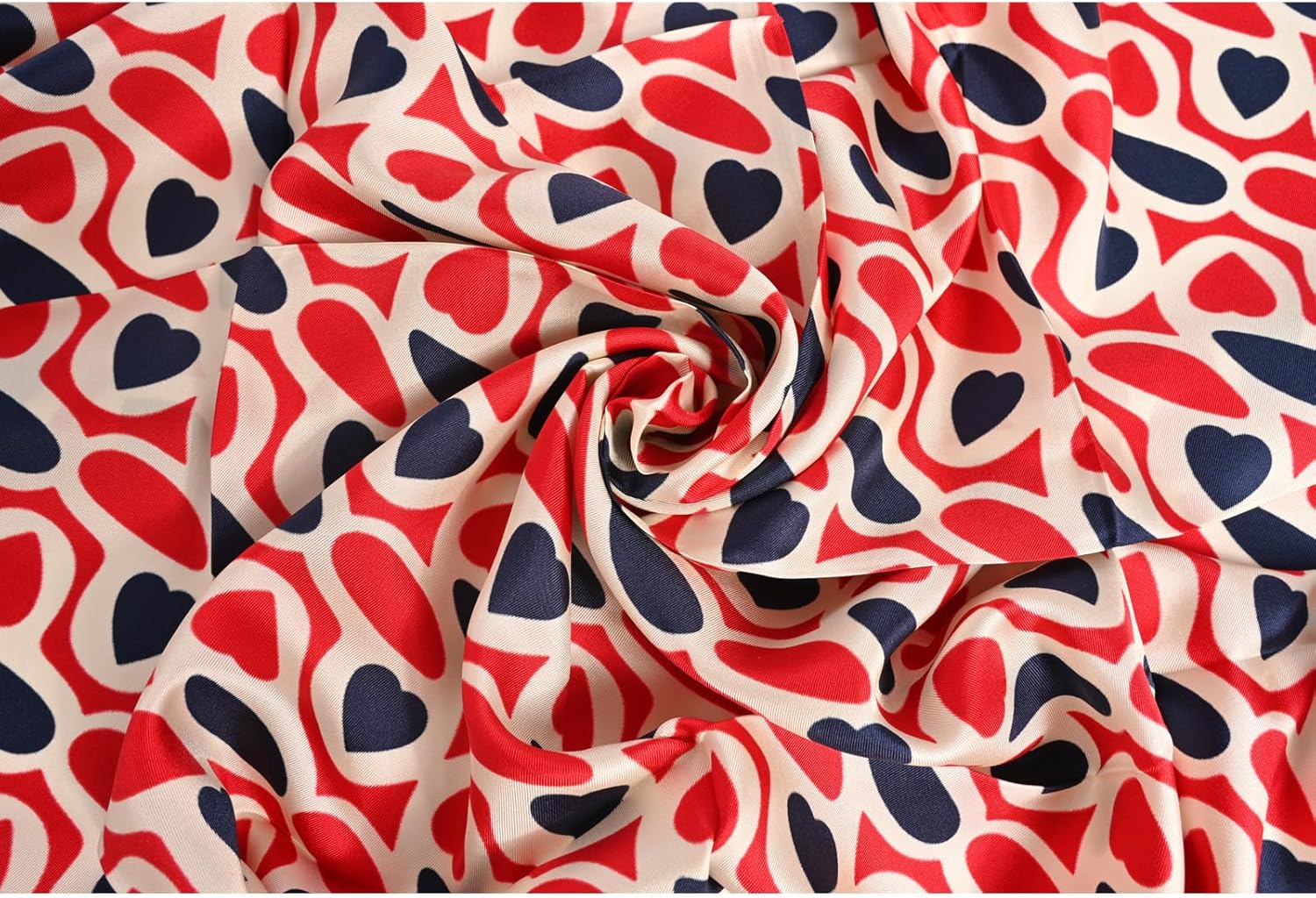 100% Pure Silk Hair Scarf for Women Lightweight Large Square Scarf - 35.5'' x 35.5'' Breathable Scarf with Gift Packed