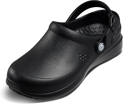 Joybees WBCLG.BLK.0012 Adults Work Clog Solid Black M12