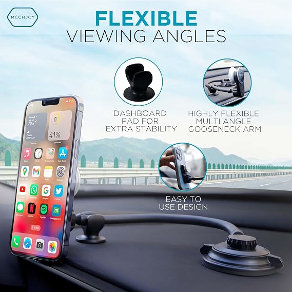 MCCHJoy UMount Ultra-Stable Windshield Phone Socket Mount