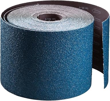 Mercer Industries 402024 Zirconia Cloth Floor Sanding Roll, 8" x 25 yd, Grit 24X