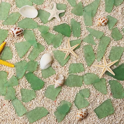 Miniatura 4 de Vidrio de mar para manualidades, piezas decorativas de vidrio de mar esmerilado, 16 onzas, relleno de jarrón, suministros de manualidades de