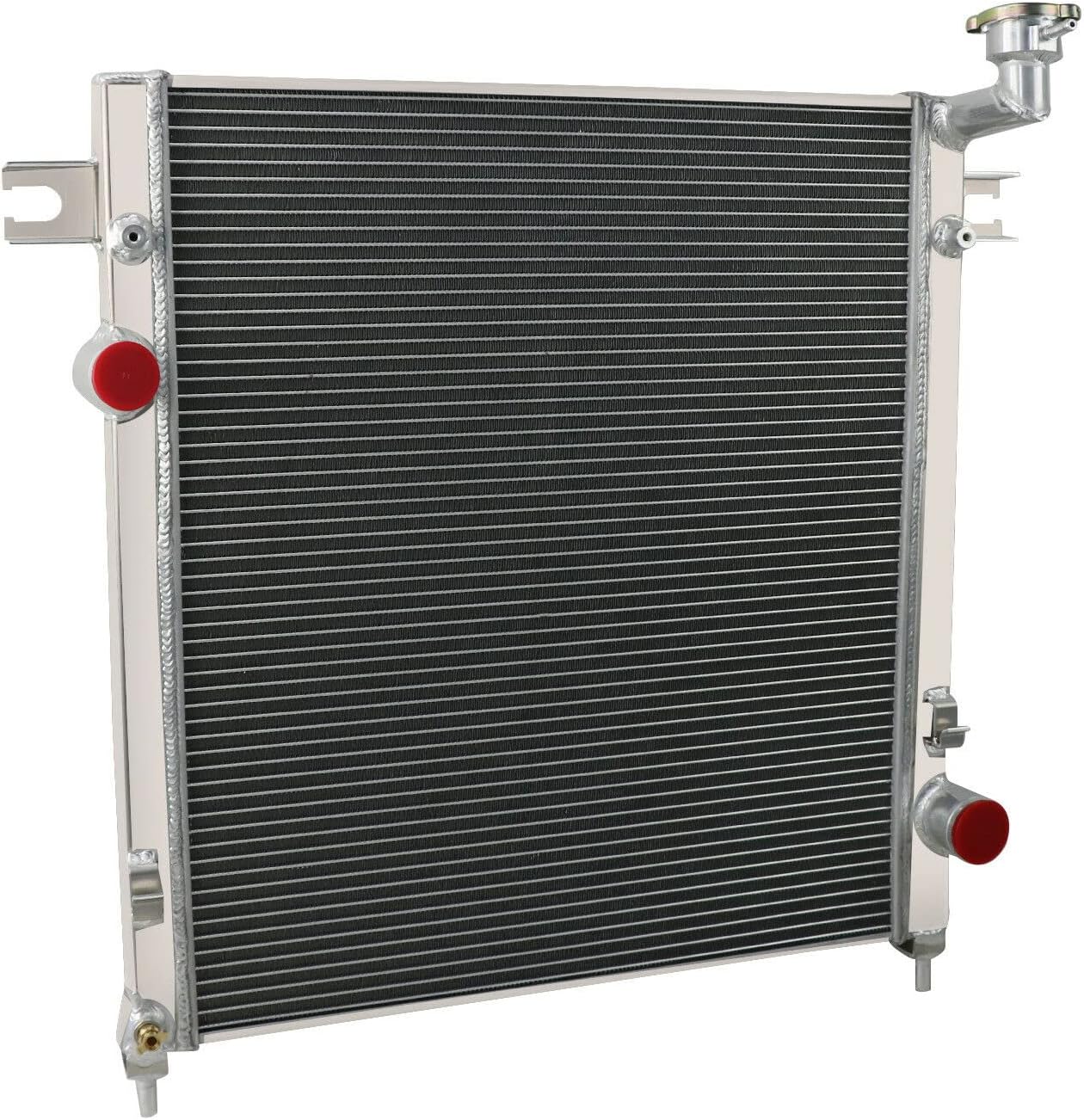 ALL Aluminum Radiator Compatible with 2008-2013 Jeep Liberty 3.7L V6 DPI13071,2012 2011 2010 2009-3 Row Core Radiators