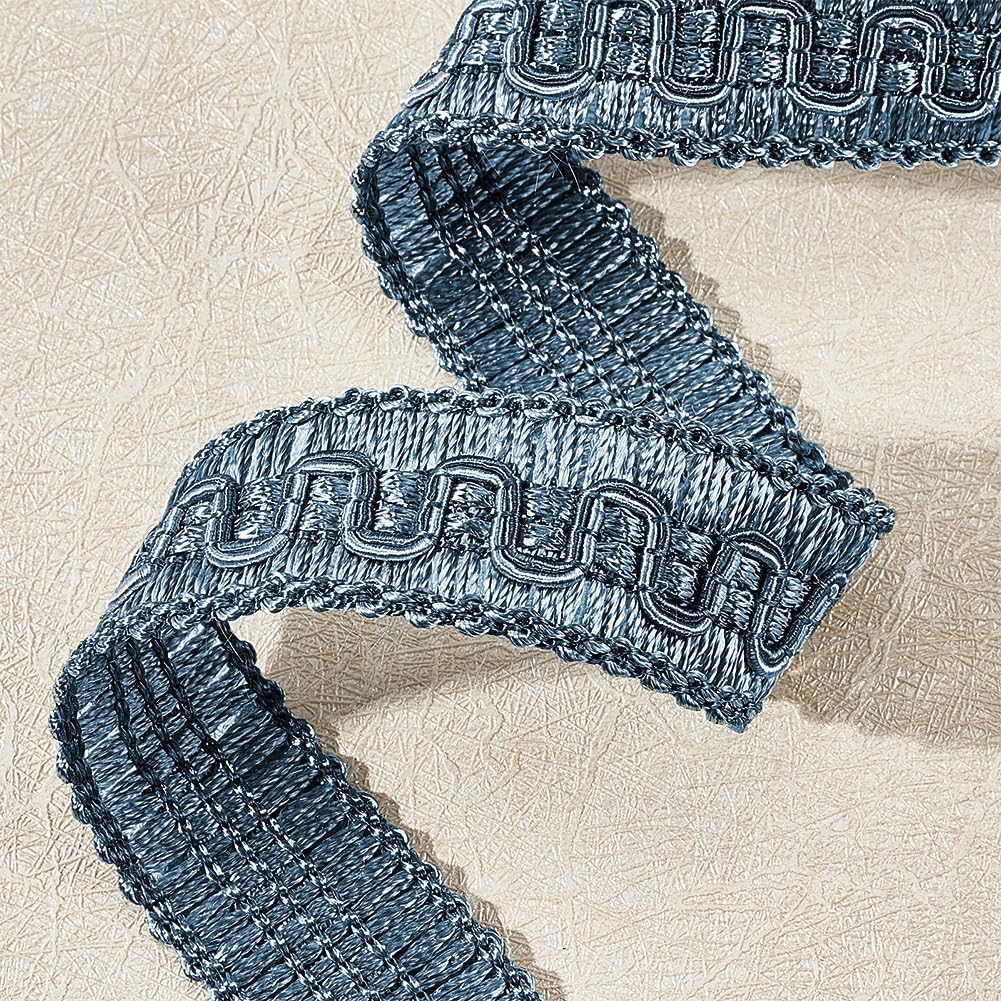 SUPERFINDINGS Treccia Decorativa In Poliestere Marrone Cocco - 13,67 Yards (20mm) Per Cucito Fai Da Te