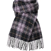 Winter Scarfs for Women, Long Blanket Scarf, Cashmere Feel Plaid Scarf, Winter Pashmina Shawls and Wraps