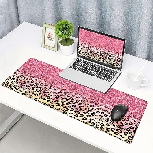 Miniatura 6 de Alfombrilla de mouse grande para juegos con bordes cosidos, alfombrilla de mouse de escritorio extendida con tela microtejida superior, base