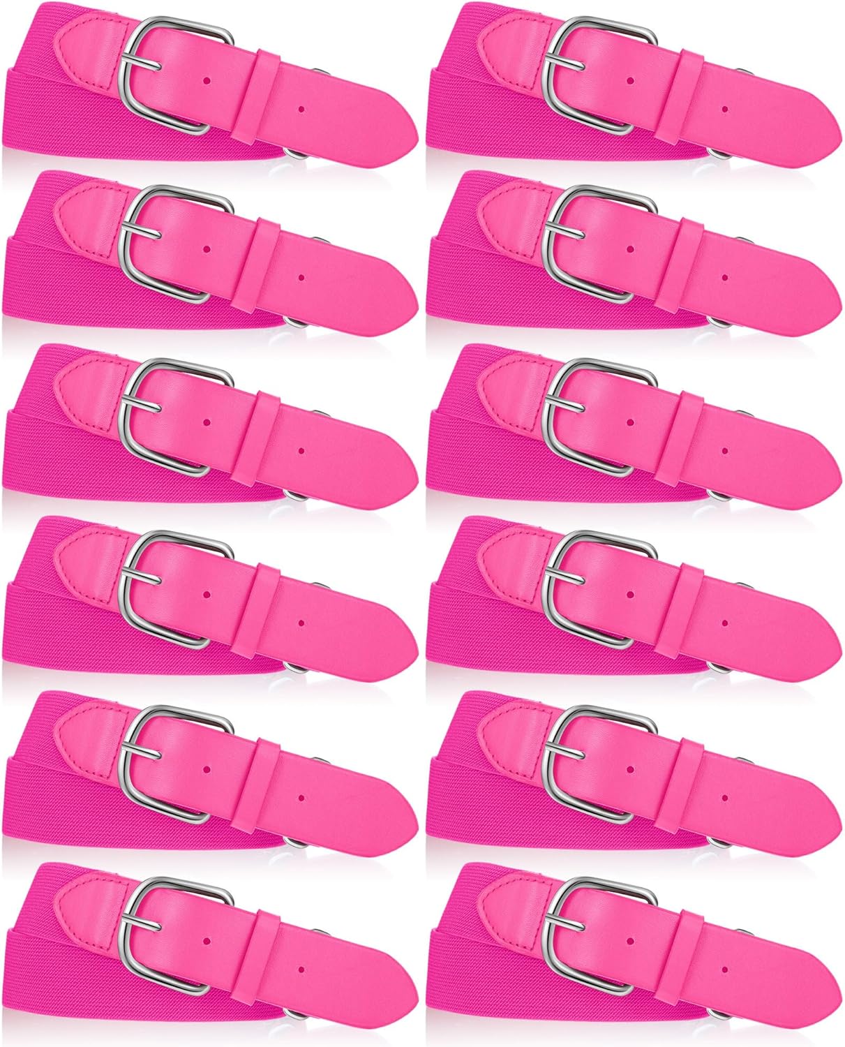 Hercicy 12 Pcs Baseball Belts Softball Belts Bulk for Adult and Youth Adjustable - Image 6