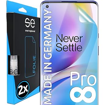 2x se 3D Transparent Protective Film for OnePlus OnePlus 8 Pro Self-Healing 100% Fingerprint & FaceID Compatible Easy Bubble-Free Installation Ultra Clear Shock-Resistant from Germany