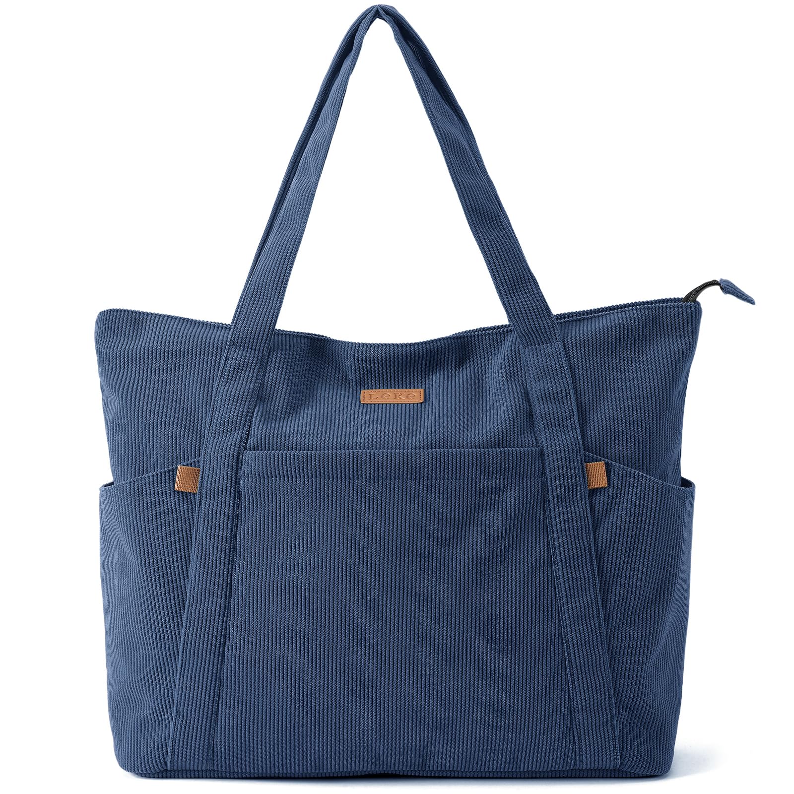 Torba na laptopa dla kobiet - 17'' 38 cm torba na ramię o dużej pojemności z zamkiem błyskawicznym i kieszenią do pracy, podróży i zakupów