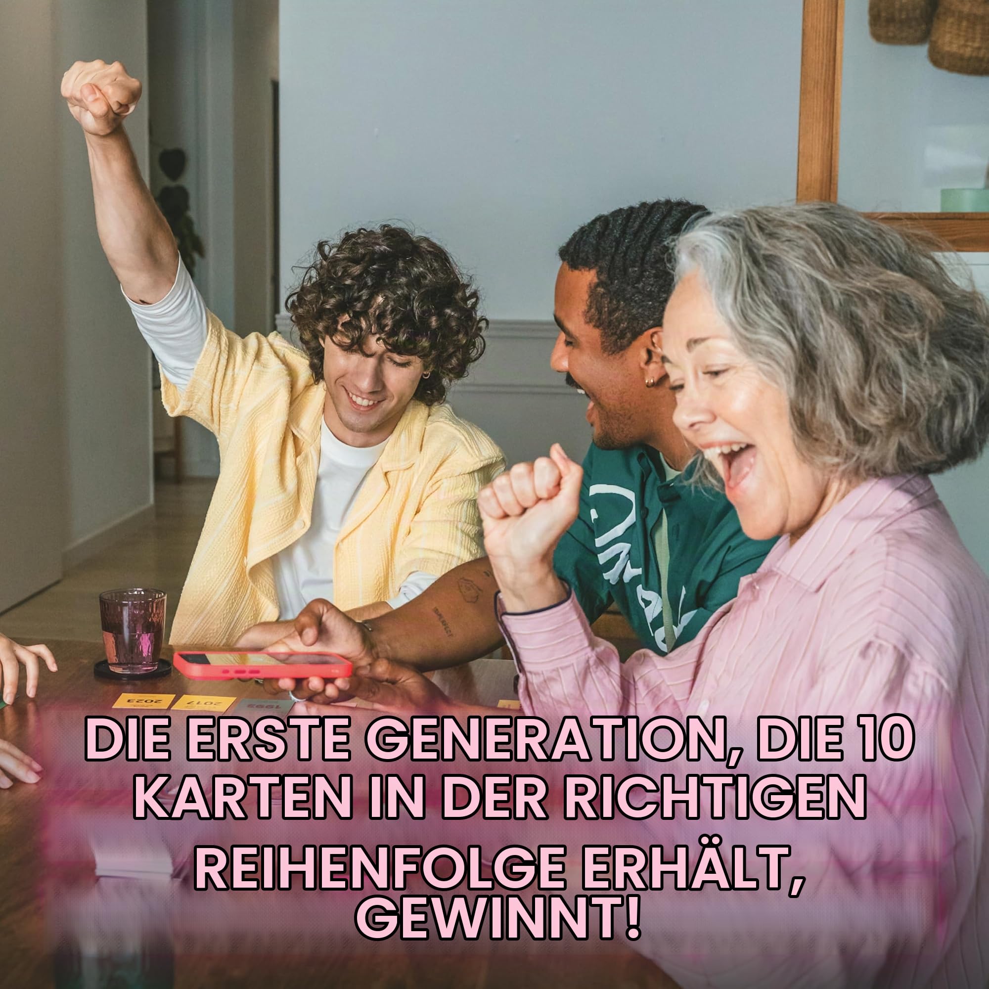 Hitster Battle of the Generations NL – Muzikale Party Bordspel met 420+ Nummers Door de Jaren Heen, 3 Tijdperken Vinyl tot Cassette tot Streaming – App‑Verbonden Quiz voor Volwassenen & Families (NL)