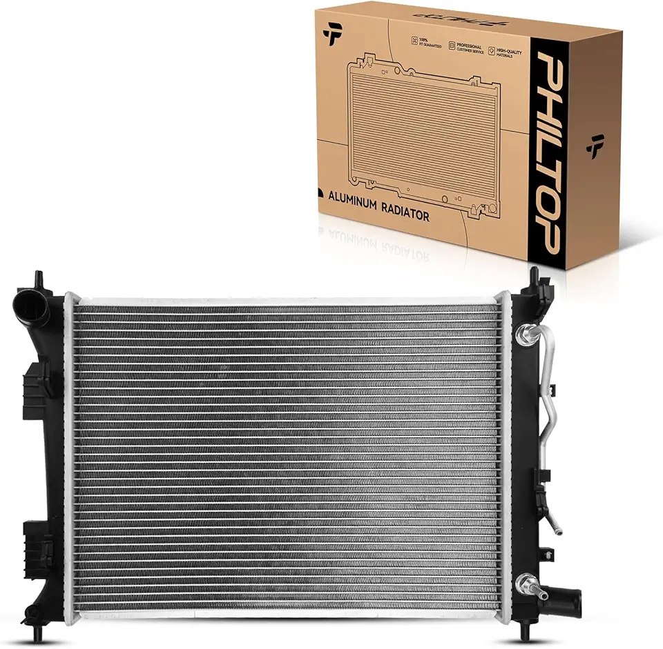 PHILTOP Radiadores de carro para 2012-2017 Accent 1.6L, 2012-2017 Rio 1.6L CU13253