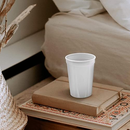 Miniatura 101 de Vasos de plástico desechables personalizados de 12 onzas. Juego de 10, paquete personalizado a granel, perfecto para verano, eventos deportivos