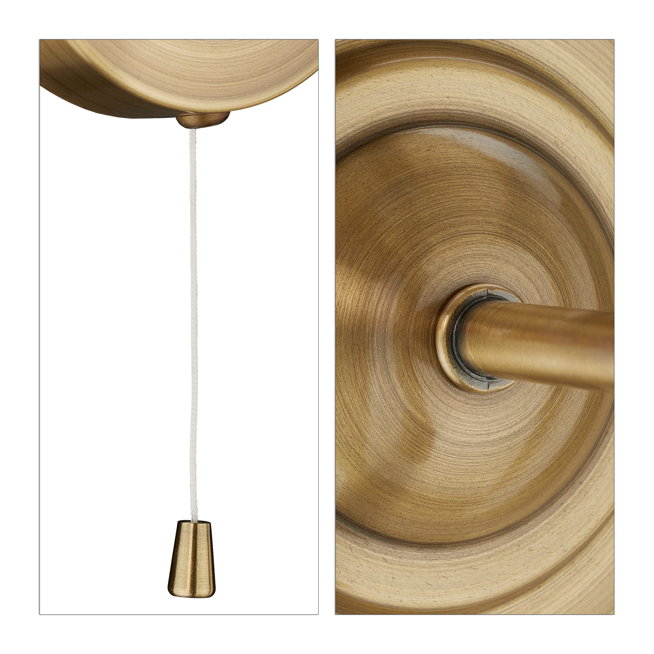 Relaxdays Wandlamp GLOBI, metaal, glazen kogelscherm, modern, design wandlamp, H x B x D: 22 x 19,5 x 28 cm, messing