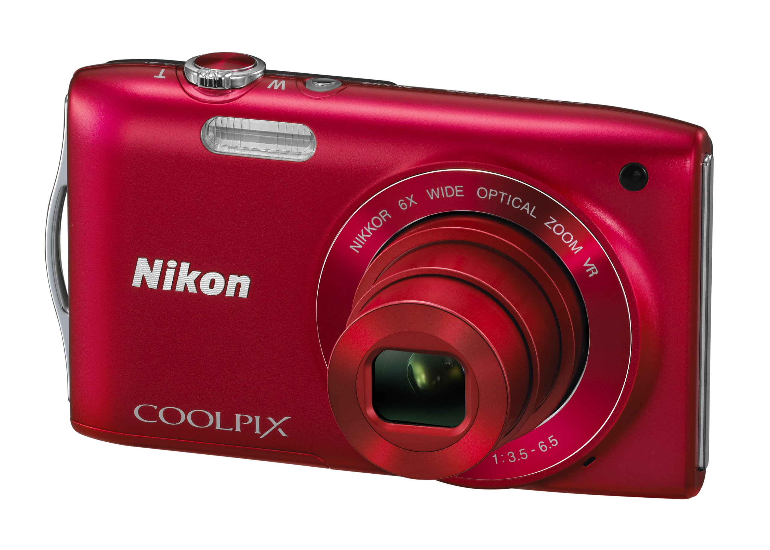 Nikon COOLPIX S3300 16 MP Digital Camera with 6x Zoom NIKKOR Glass 