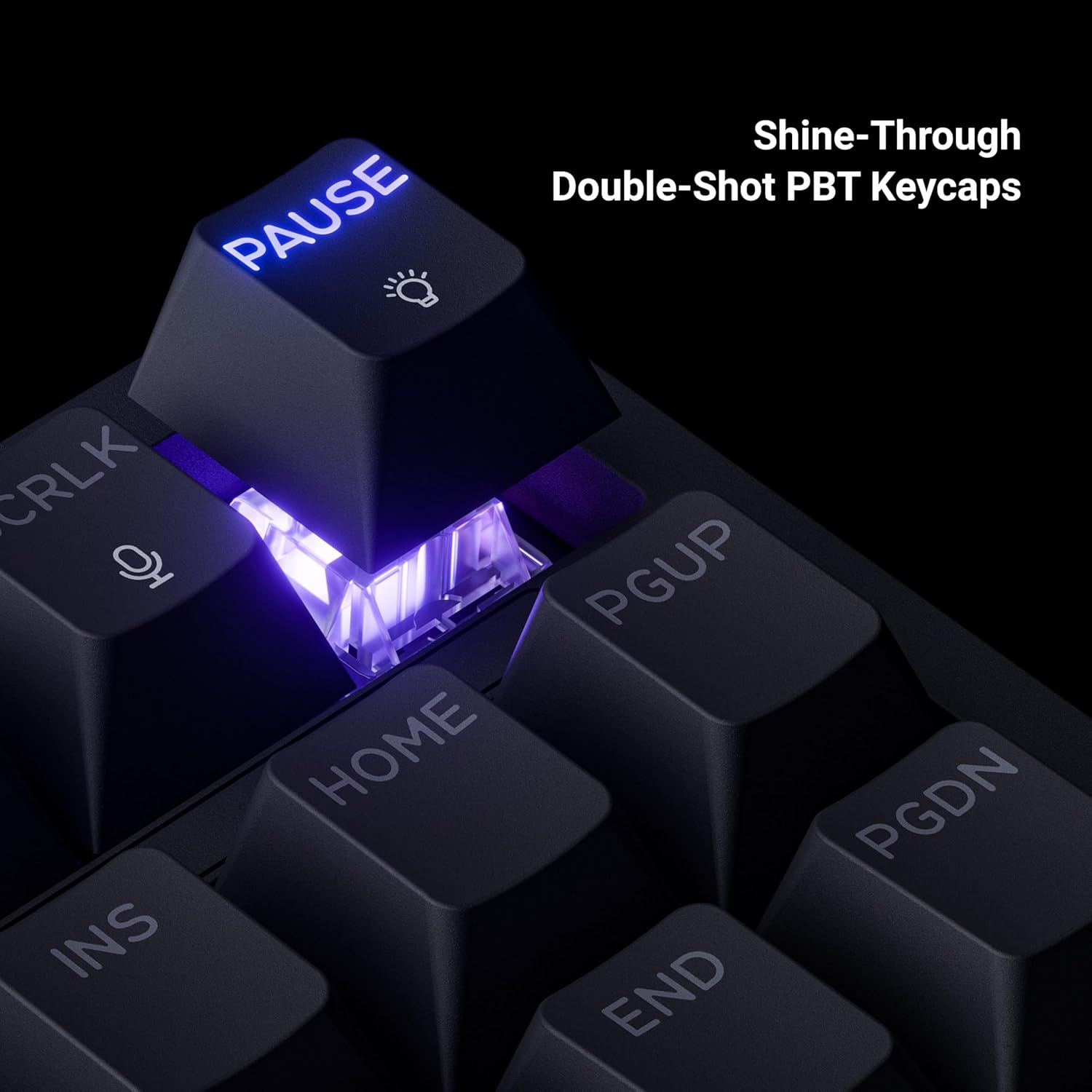 Keychron KJ4 Wireless Mechanical Keyboard - 80% Layout(87 Keys) Banana Switch, QMK RGB Backlit, 2.4G/Bluetooth/USB-C, Double-Shot Cherry PBT Keycaps, 3750mAh Battery, Mac/Win/Linux Compatible - Black