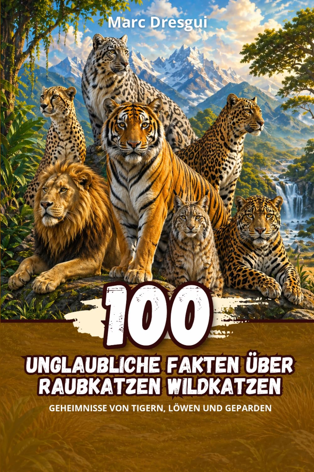 100 Unglaubliche Fakten über Raubkatzen Wildkatzen: Geheimnisse von tigern, löwen und geparden