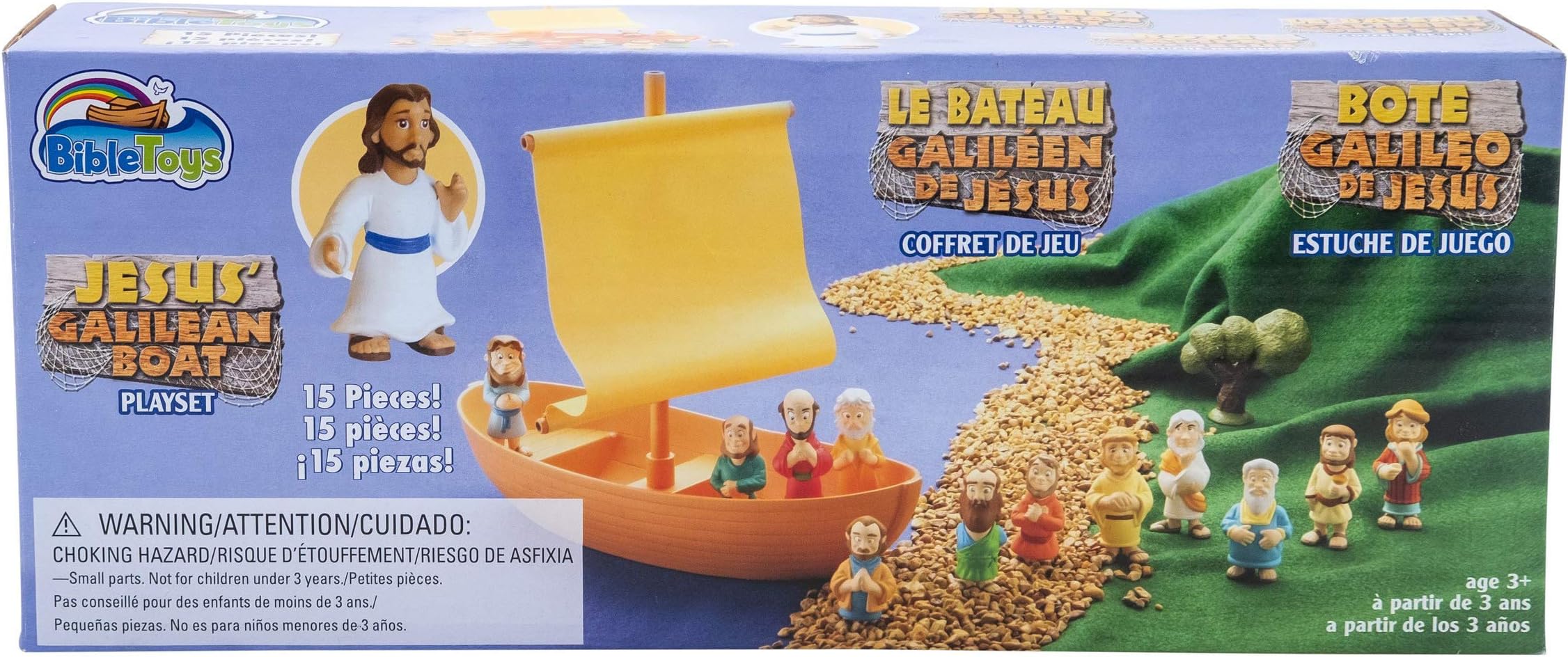 BibleToys Tales of Glory Galilee Boat 15 Piece Playset by BibleToys