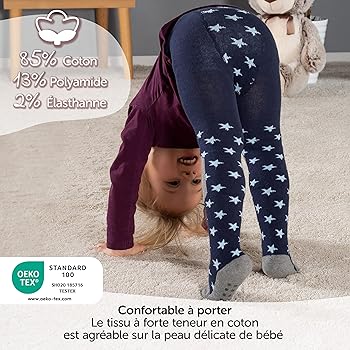 Collants Bébé Fille / Garçon épais Et Chauds, 6, 12 Ou 24 Mois