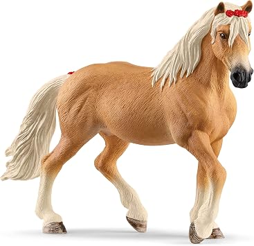 Schleich Horses 2023, Horse Club, Horse Toys for Girls and Boys Haflinger Mare Horse Toy Figurine, Ages 5+ Multi
