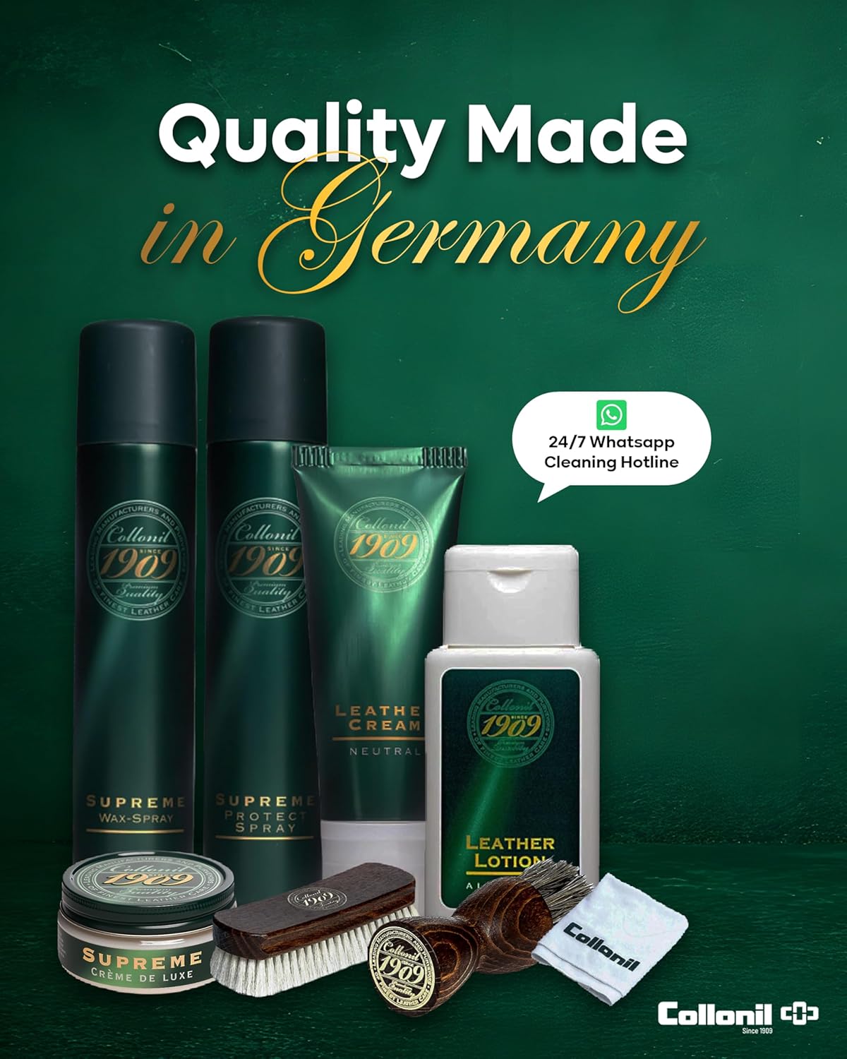 Collonil 1909 Leather Cream 2.53 Fl Oz - Nourishing Formula to Extend the Life of Leather Footwear and Meet the Highest Demands - Image 6