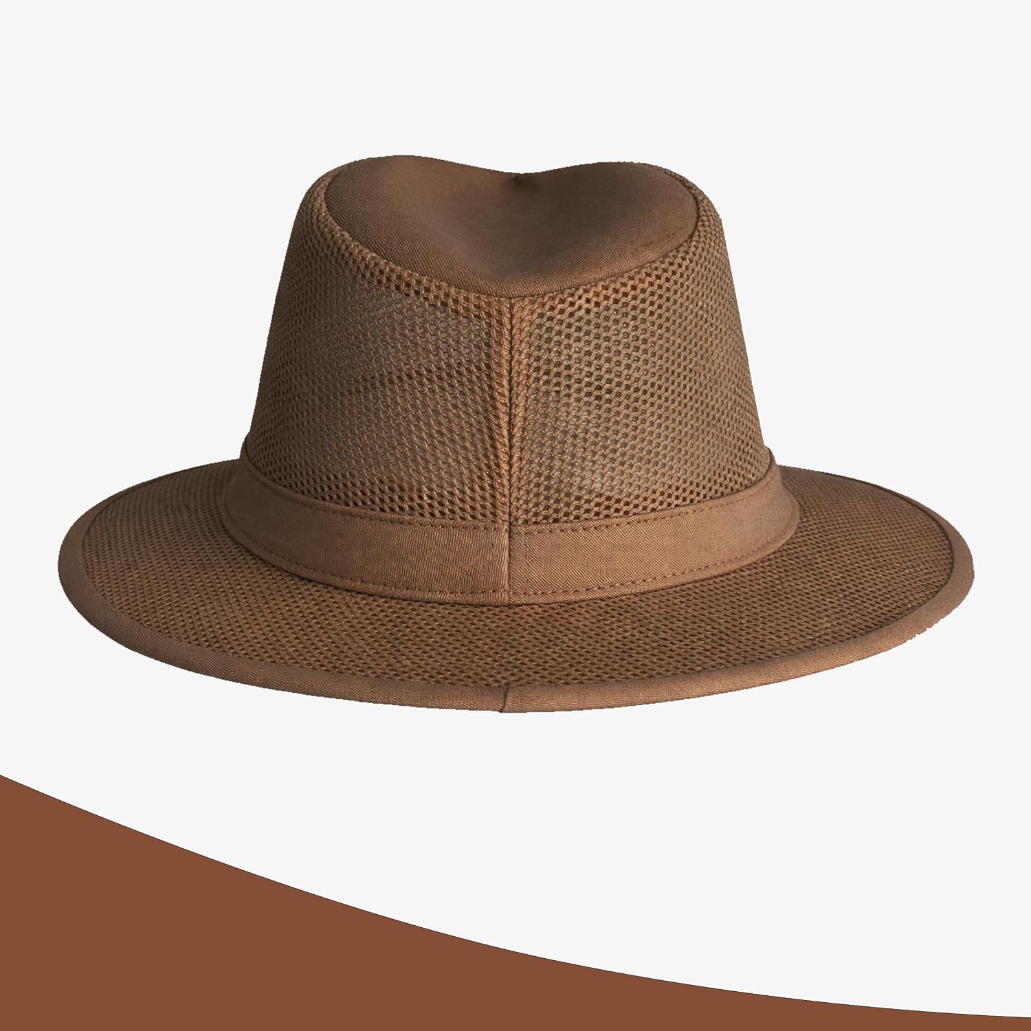 Henschel Hats Safari Breezer Hat - Wide-Brim Sun Hat for Men with Mesh Composition