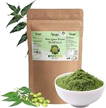 Natural Neem Leaf Powder for Face Pack | Pure Neem Powder for Hair Growth & Hair Cleaning, Face, Body, Skin | Non-GMO | 200gm (Pack of 1)