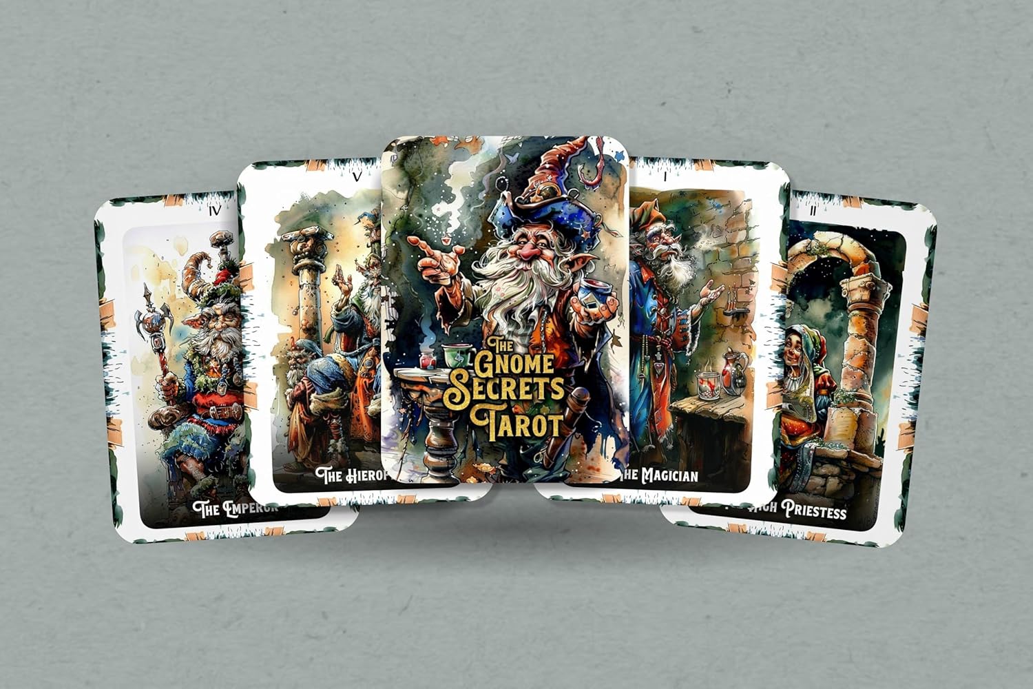 Ibiza Tarot - The Gnome Secrets Tarot Deck - 78 Cards - Tarot - Fortune Telling - Divination Tools - Adults 18+