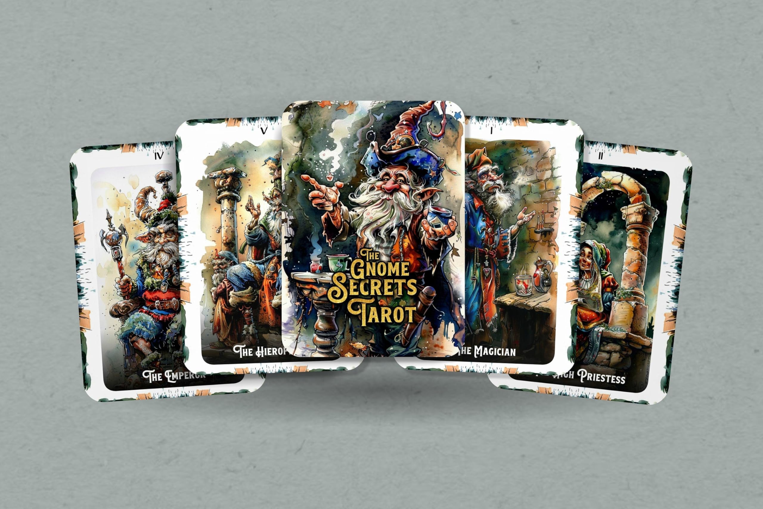 Ibiza Tarot - The Gnome Secrets Tarot Deck - 78 Cards - Tarot - Fortune Telling - Divination Tools - Adults 18+