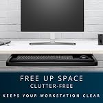 Kensington Underdesk Comfort Tiroir de clavier avec SmartFit Système, extra large, comprend le repos de poignet (K60004US)