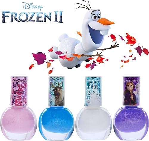 Miniatura 5 de Townley Girl Disney Frozen 2 - Juego de esmaltes de uñas no tóxicos para niñas, colores brillantes y opacos, a partir de 3 años (paquete de 18