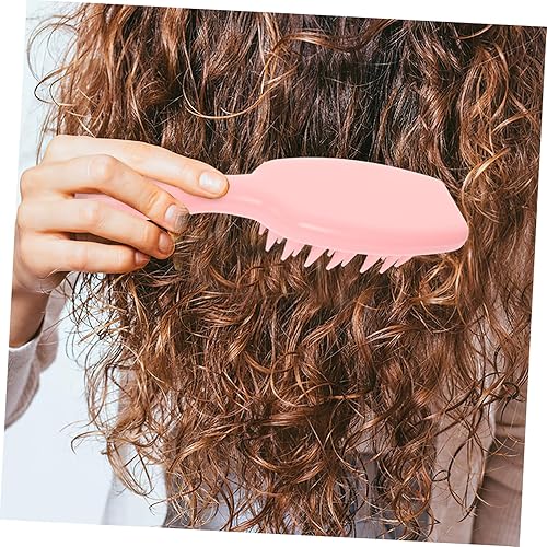 Miniatura 9 de Mikinona Cepillo de champú de mango largo, depurador de cuero cabelludo para cabello largo, masajeador de cabello, peine para caspa