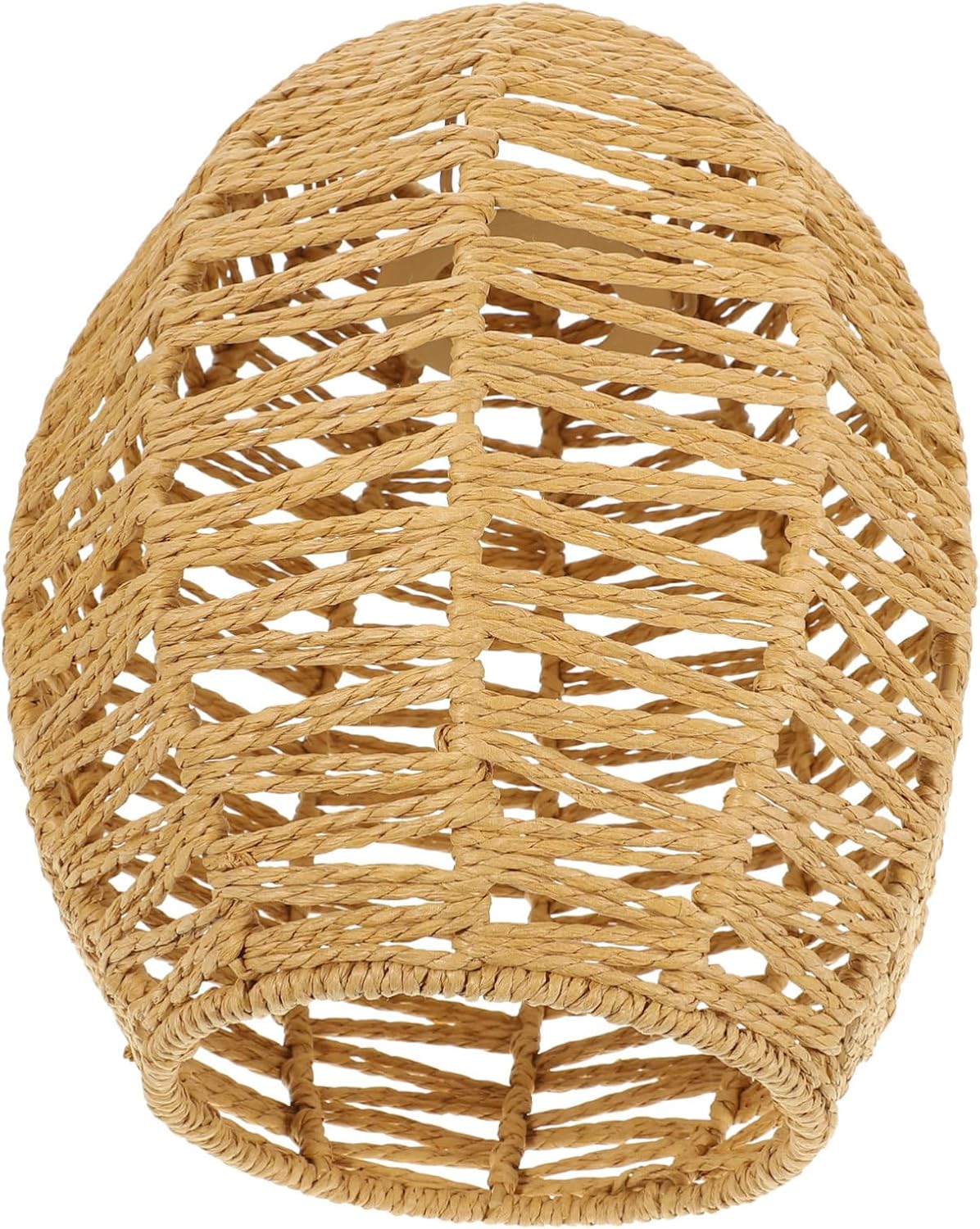 OUNONA 2pcs Hollow Woven Lampshade for Ceiling Light Rustic Indoor Light Cover for Restaurants and Guesthouses Creates Warm Atmosphere Your Home