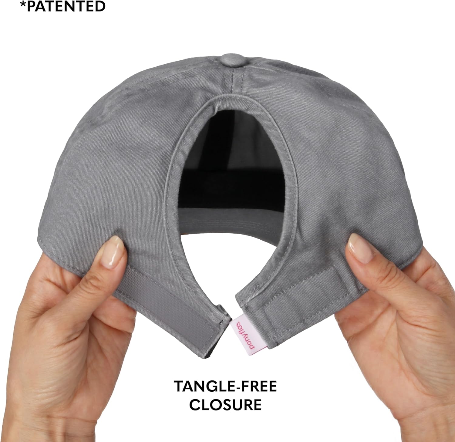Ponyflo Cotton Ponytail Hat Patented - Ponytail Caps for Women Designed for All Hair Types - Image 4
