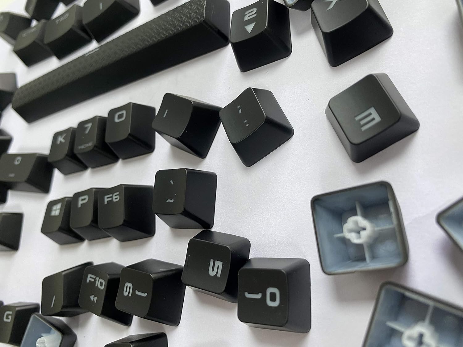 104 Key ABS Black Keycap Set for Corsair K70 K65 Mechanical Gaming Keyboard