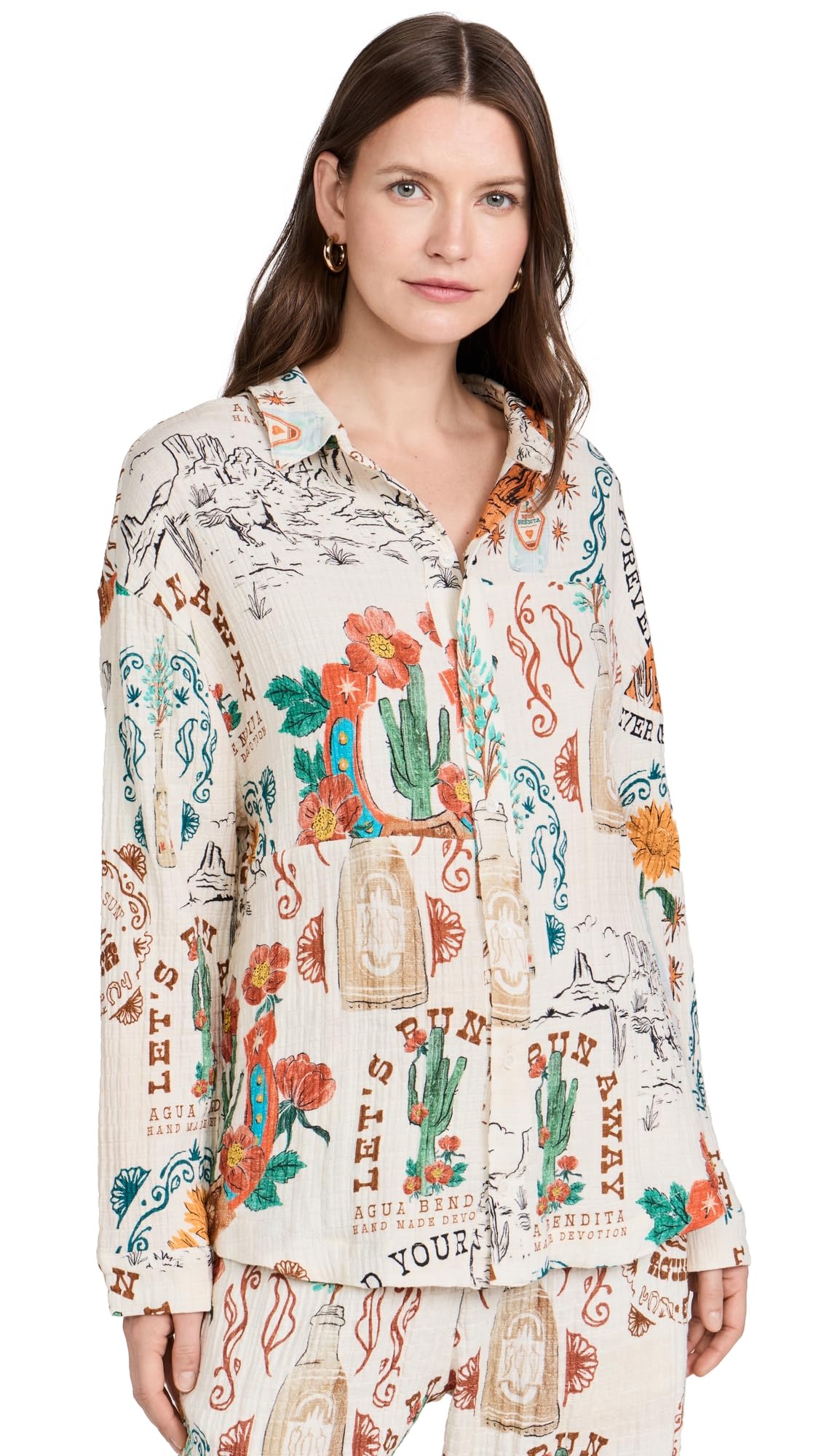 AGUA BENDITA Women's Keshi Nopal Top