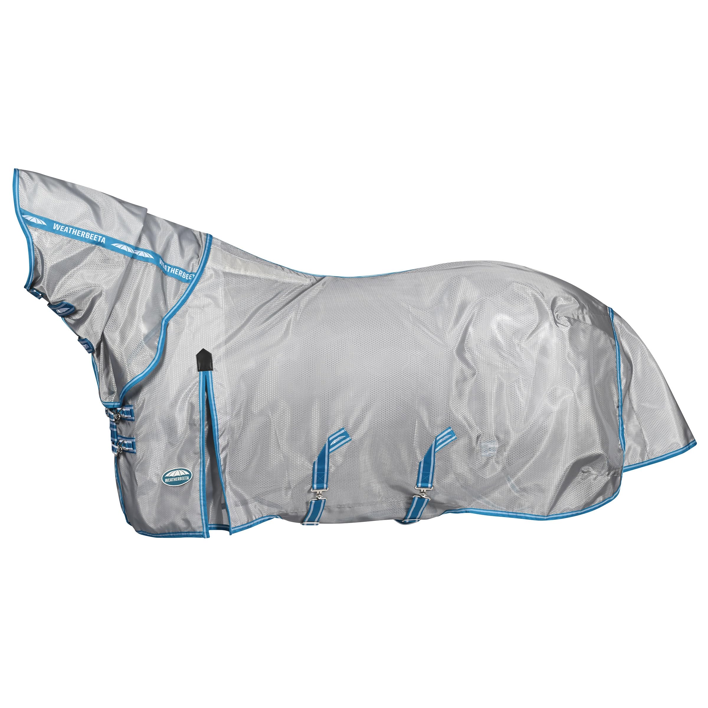 WeatherBeeta ComFiTec Hexi Shield Combo Neck, Silver/Teal Blue, 6'5