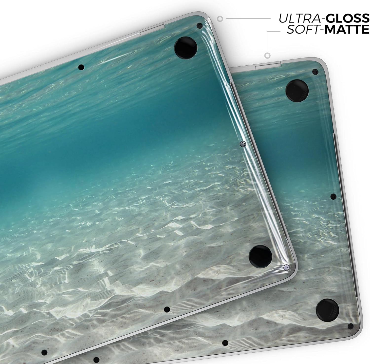 DesignSkinz - Under The Sea Scenery - Full-Body Wrap Protective Decal Skin Kit Compatible with MacBook 13" Pro M1 (A2338)