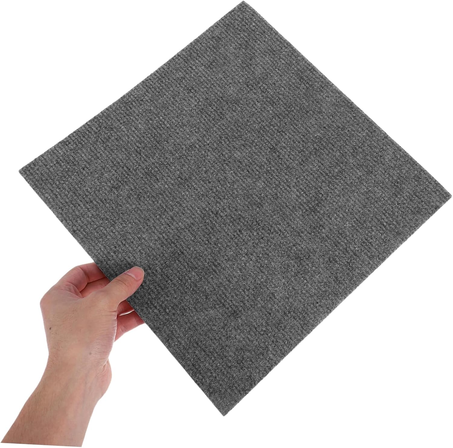10pcs Self Adhesive Carpet Squares Peel and Stick Slip Floor Tiles for Easy DIY Installation Living Room Bedroom and Office Design for High Traffic Areas
