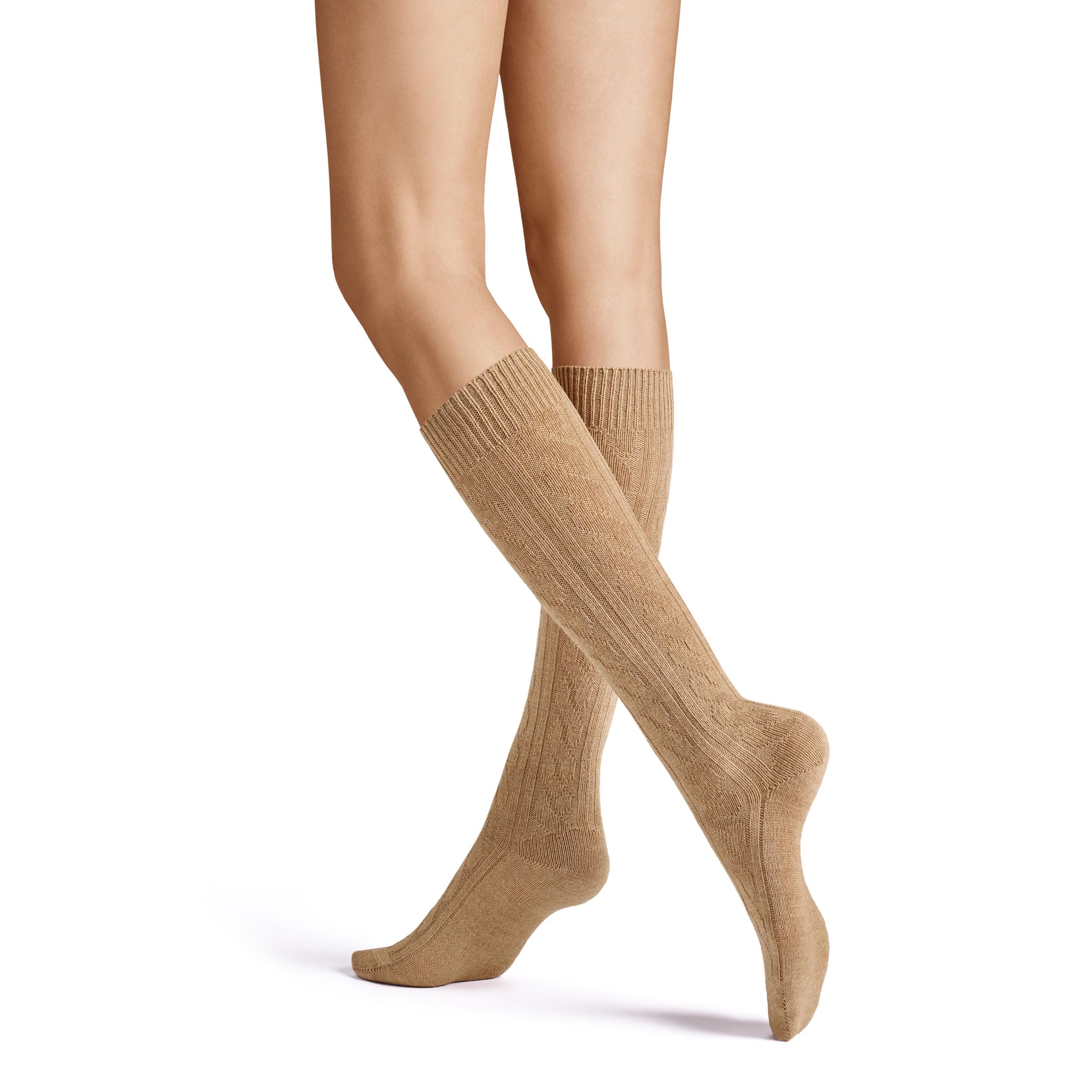 Hudson Damen Kniestrümpfe Winter Plait rutschfest