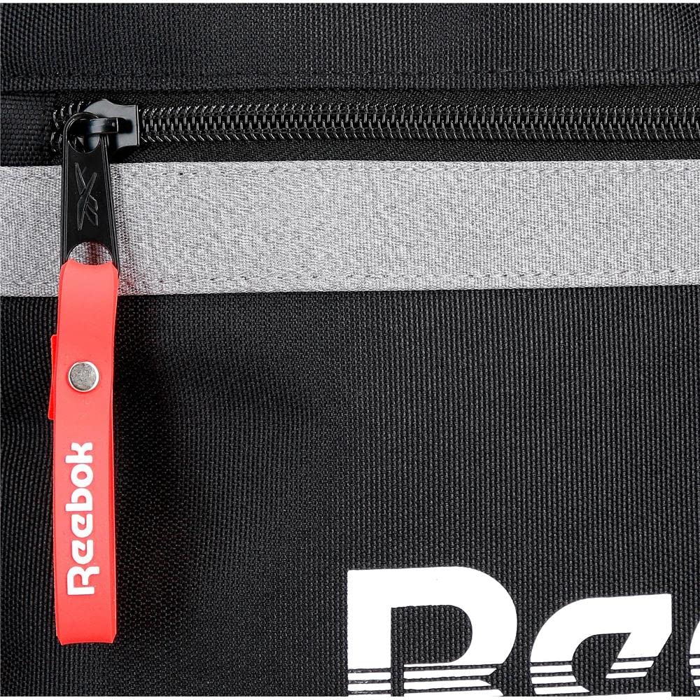 Reebok Andover Mochila Compact 2 Ruedas Negro 32x43x21 cms Poliéster 28,9L