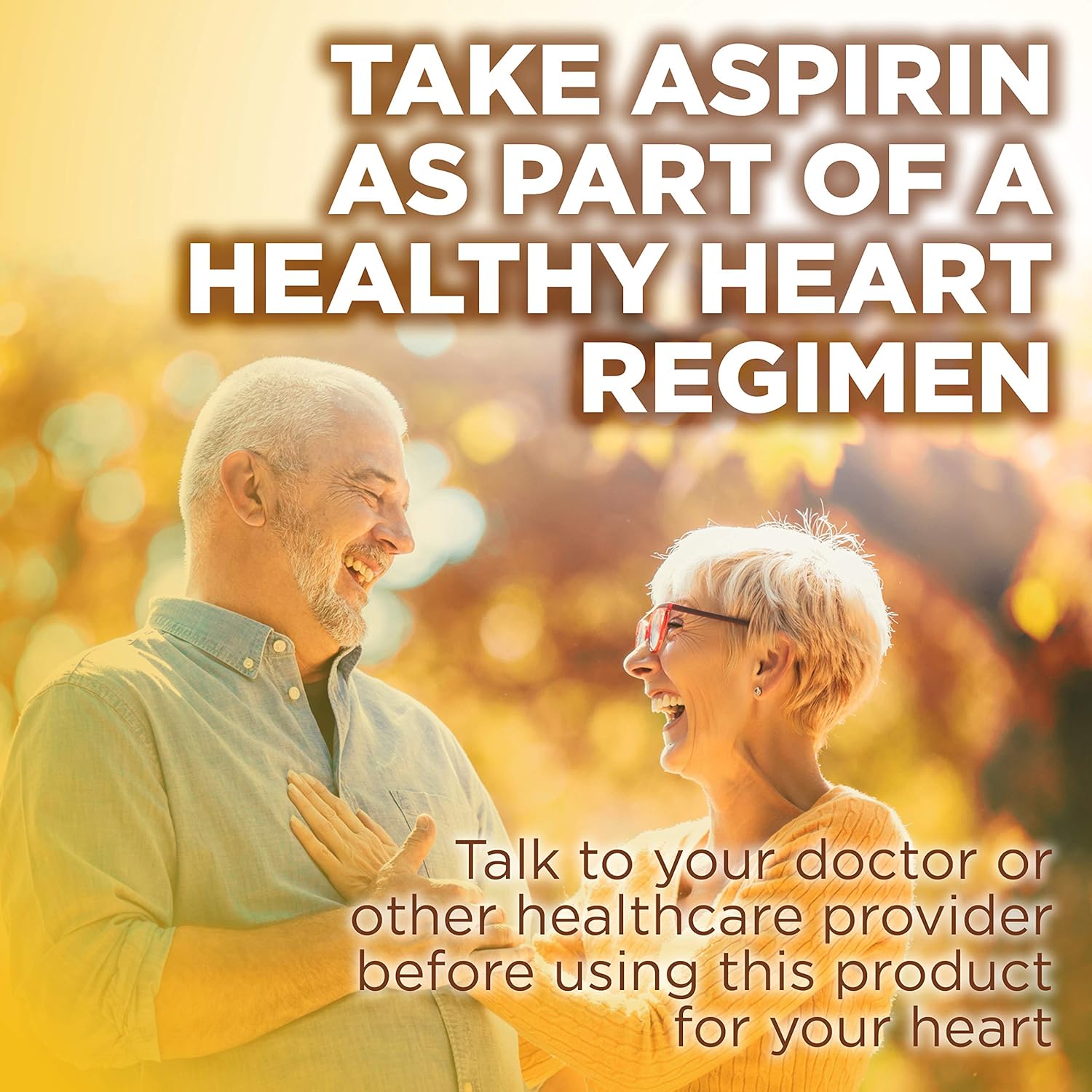 Basic Care Aspirin Regular Strength Tablets, 325mg, 500 Count : Health & Household