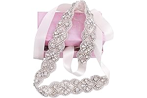 Handmade Crystal Rhinestone Wedding Belt for Formal Dresses